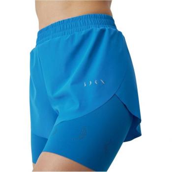 Shorts Born Living Yoga Bikila Gloss Blue para Mujer