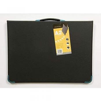 Clairefontaine BPCJ1A2BKZ - Un press-book en vinyle noir pouvant contenir 20 pochettes transparentes 42x59,4 cm