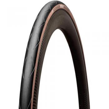 Hutchinson Cubierta de Carretera Blackbird Tubeless 700 x 26, color negro/marrón, tipo tubeless ready, tamaño 700x26 (26-622)