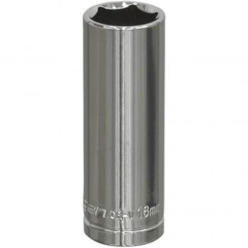 Sealey S0594 WallDrive® Socket 16mm Deep 3/8Sq Drive
