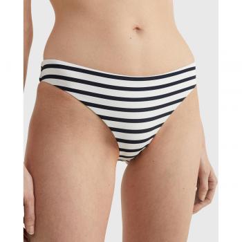 Braga bikini Tommy Hilfiger rayas azul marino y blanco para mujer - M