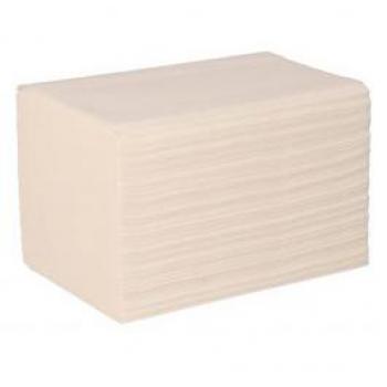 Servilleta Bunzl greensource celulosa blanca plegado zig-zag 2 capas 21x17 cm