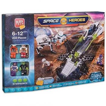 JUINSA- Construcción Compatible Espacial 233 Piezas, Multicolor