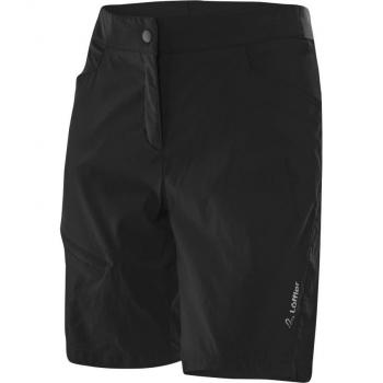 Pantalones Cortos de Ciclismo Comfort CSL Löffler para Mujer Negro