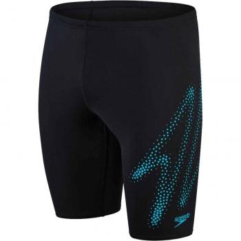 Speedo - Bañador de hombre Mens Hyperboom Placement Jammer Negro (44)