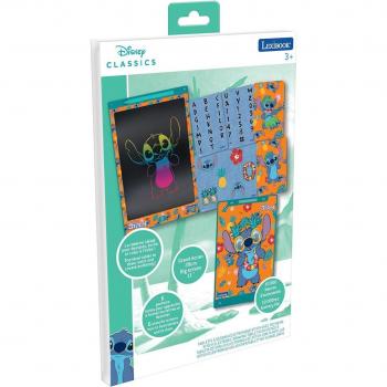 Tablet de dibujo Disney Stitch Lexibook - Pantalla táctil, diseño inspirado en Stitch, incluye lápiz digital, funciones de dibujo y coloreado, compatible con aplicaciones educativas, ligera y portátil