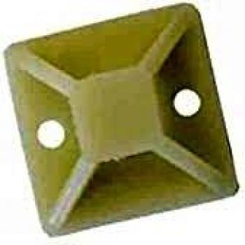 EDP Base de Anclaje para Bridas, Blanca, 3.6 mm