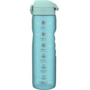 Ion8 Leak Proof Water Bottle Large Motivator Sonic Blue 1000 ml