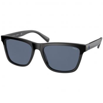 Polo Ralph Lauren PH4167F Asian Fit 500180 Men's Black Sunglasses 57mm