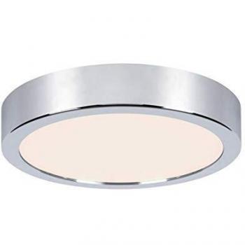 Panel LED Aviar Ø22cm IP44 regulable 3000K 13W cromo