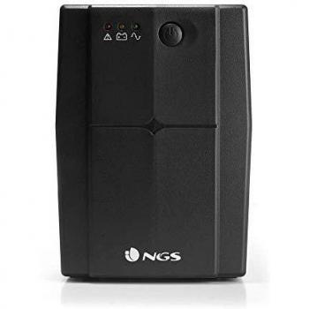 NGS FORTRESS900V2 - Sistema de Alimentación Ininterrumpida SAI, Off Line UPS 600 VA, Tensión Constante de Salida 360W para 2 Enchufes Schuko