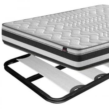 Pack de Descanso Hipnos 3 con Somier Balda Ancha y Colchón Visco Grafenó 90x190 cm