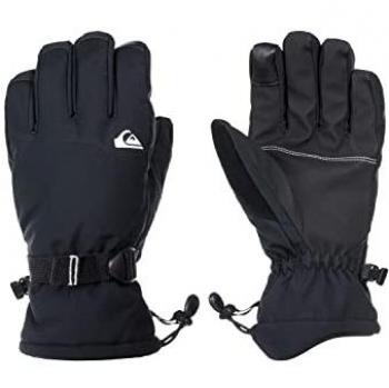 Guantes de Nieve Quiksilver Mission para Hombre - 62% Poliuretano, 38% Poliéster - Guantes de Esquí en color Negro