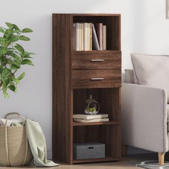 Armario de Roble Marrón 45x42,5x124 cm madera multicapa vidaXL
