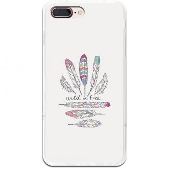 Funda Gel para iPhone 7 Plus - 8 Plus, Carcasa TPU Flexible fabricada con la mejor Silicona, protege y se adapta a la perfección a tu Smartphone y con nuestro exclusivo diseño German Tech® - Wild and Free.