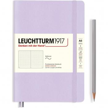 Libreta Leuchtturm1917 A5 puntos tapa blanda color lila