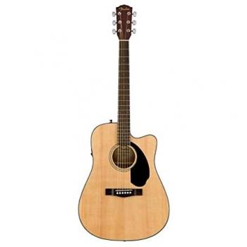 Fender CD-60SCE Dreadnought Acoustic-Electric Guitar Natural Finish