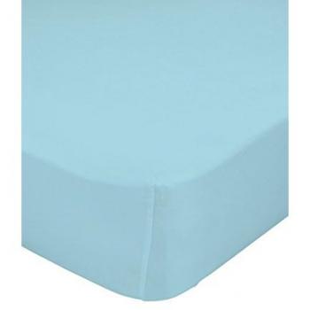 Sábana Bajera Básica Azul para Cuna 60 x 120 x 14 cm