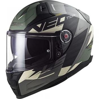 Casco LS2 FF811 Vector II Absolute negro mate/plata, tipo integral, con diseño aerodinámico, sistema de ventilación eficiente, visera anti-rayaduras y tratamiento antivaho, interior desmontable y lavable, homologado E