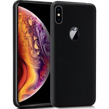 Funda de Silicona Negra para iPhone XS Max