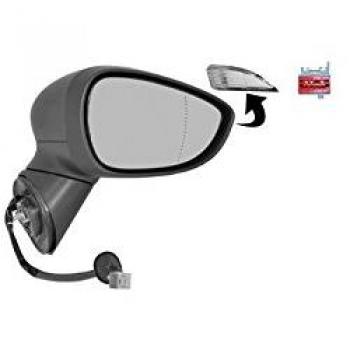 Espejo retrovisor VAN WEZEL 1801806, tipo: espejo retrovisor, características: diseño específico para vehículos, ajuste manual o eléctrico según modelo, cristal convexo para mayor visibilidad, fácil instalación y compatibilidad con modelos de