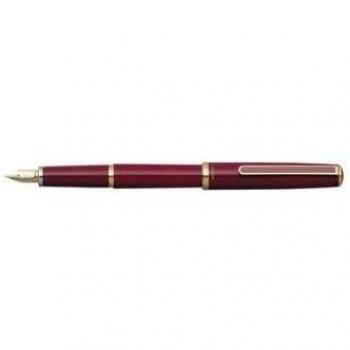 Platinum PTL-5000A Pluma estilográfica, punta fina de oro de 14 k, color Rojo