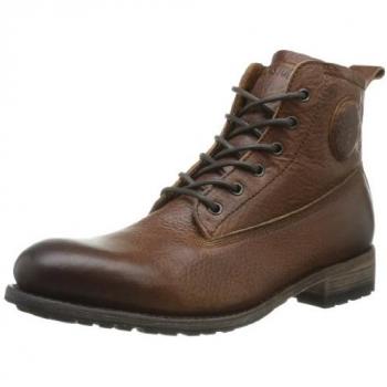 Blackstone Men's Brown Lace Up Mid Boots
