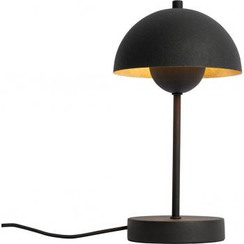 Lámpara de mesa retro negra y dorada Magnax Mini