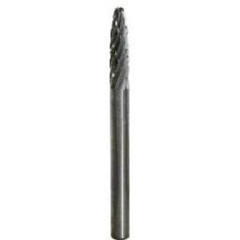 Fresa de Carburo HM con Arco Redondeado, Forma F, 38.5 mm de Largo, Ø 3 mm