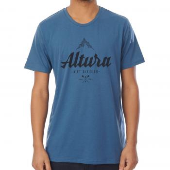 Altura - Camiseta de Manga Corta para Hombre, Hombre, Color Azul, tamaño X-Large