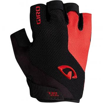 Guantes de bicicleta Giro Strade Dure Hombre rojo / negro Talla M 2019 Guantes de bicicleta de dedo completo