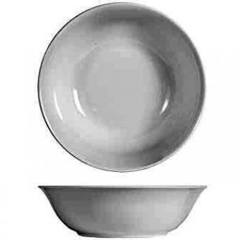 H&H 834103 Charme - Ensaladera de porcelana, color blanco, 23 cm