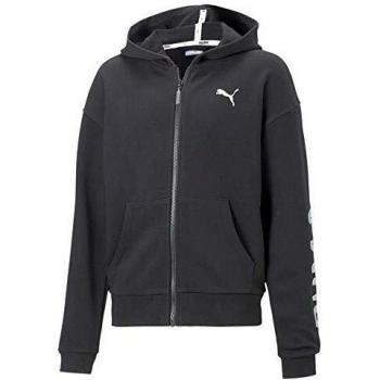 Puma Alpha Sweat Jacket G Chaqueta, Unisex niños, Black, 128
