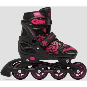 Roces Patines en Línea Jokey 3.0 Softboot 82A Negro/Rosa MT 34-37