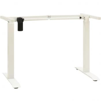 vidaXL Estructura de Escritorio Motorizada Altura Ajustable Blanca