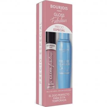 Brillo de Labios Bourjois Gloss Fabuleux + Máscara Volumen Glamour Waterproof