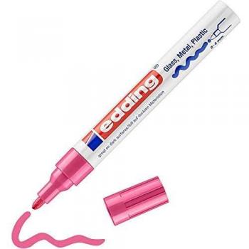 Marcador T.Opaca Perm. Edding 750 Conico Rosa
