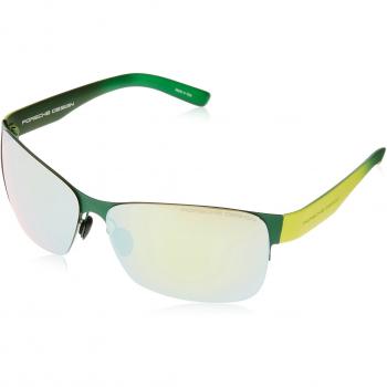 Porsche Design P8582 B Women's Sunglasses Green Size 64