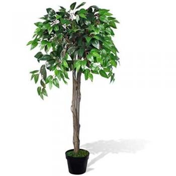 vidaXL Artificial En Maceta Árbol Planta De Ficus 110 cm Decorativo Casa Jardín
