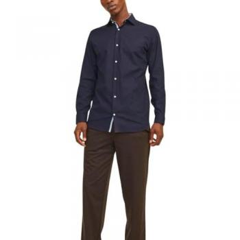Jack & Jones Parker Detail Long Sleeve Shirt for Men - XL