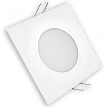 Aro LED Fijo Cuadrado Blanco 5W IP65 Frío 6400K