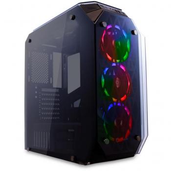 Talius Caja ATX Gaming Kraken Spectrum - 4 Paneles de Cristal Templado - USB 3.0-2X USB 2.0 - Sin Fuente - Negra …