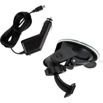 Juego de cargador y soporte para coche BOBLOV para cámara de carrocería WA7-D WN9