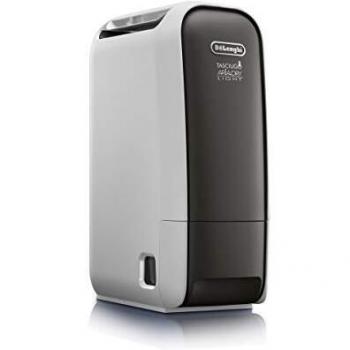 De'Longhi Tasciugo AriaDry Light DNS65 Deshumidificador Ionizador, Depósito 2.8 L, Capacidad de Extracción 6 L/d, Filtro Antipolvo, Función Secado de Ropa, Silencioso, Compacto, Blanco