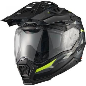 Casco Integral Nexx X.WED3 Trailmania Gris Neón MT - Motocross, Aventura, Talla XS