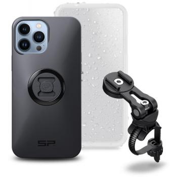 Soporte de teléfono para bicicleta SP Connect Bike Bundle II (iPhone 13 Pro Max) - Pack completo montado en manillar y potencia