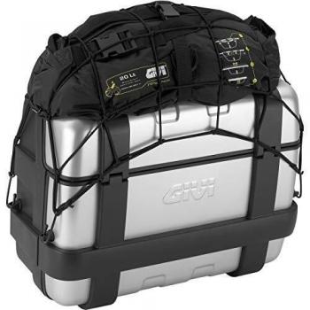 GIVI E125 Soporte para Red de Equipaje, Negro, 40