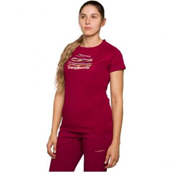 Camiseta de montaña Trangoworld Sihl para mujer en color fucsia oscuro