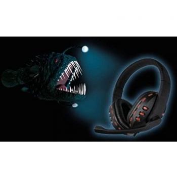 Auriculares Gaming CoolBox DeepGaming Deep Red G2 con Micrófono Integrado, Color Rojo/Negro