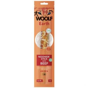 Barrita de Ternera para perro Woolf Earth Noohide XL - Snack natural, sin aditivos, alta en proteínas, textura masticable, tamaño extra grande